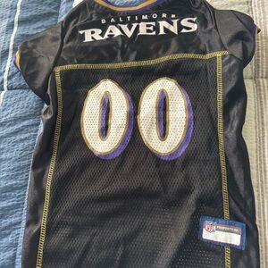 Baltimore Ravens Black small dog Jersey used
